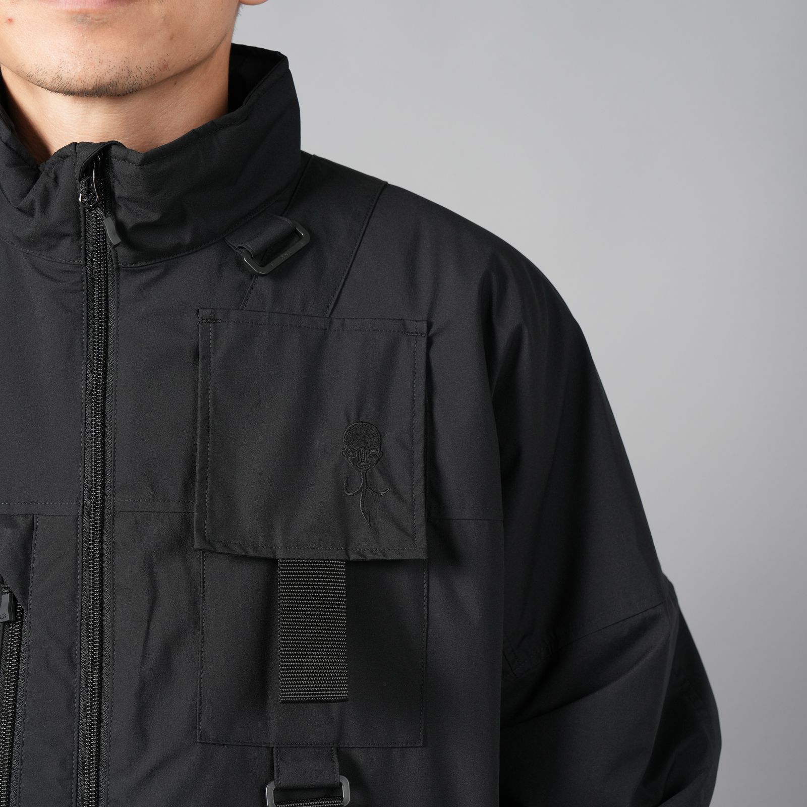 【ラスト1点】【限定】WINDSTOPPER BY GORE-TEX LABS 3L x PRIMALOFT  COAST GUARD.SHIRT BLOUSON / ゴアテックス ラボ スリーレイヤー / シャツブルゾン [防水・防風] (ブラック)