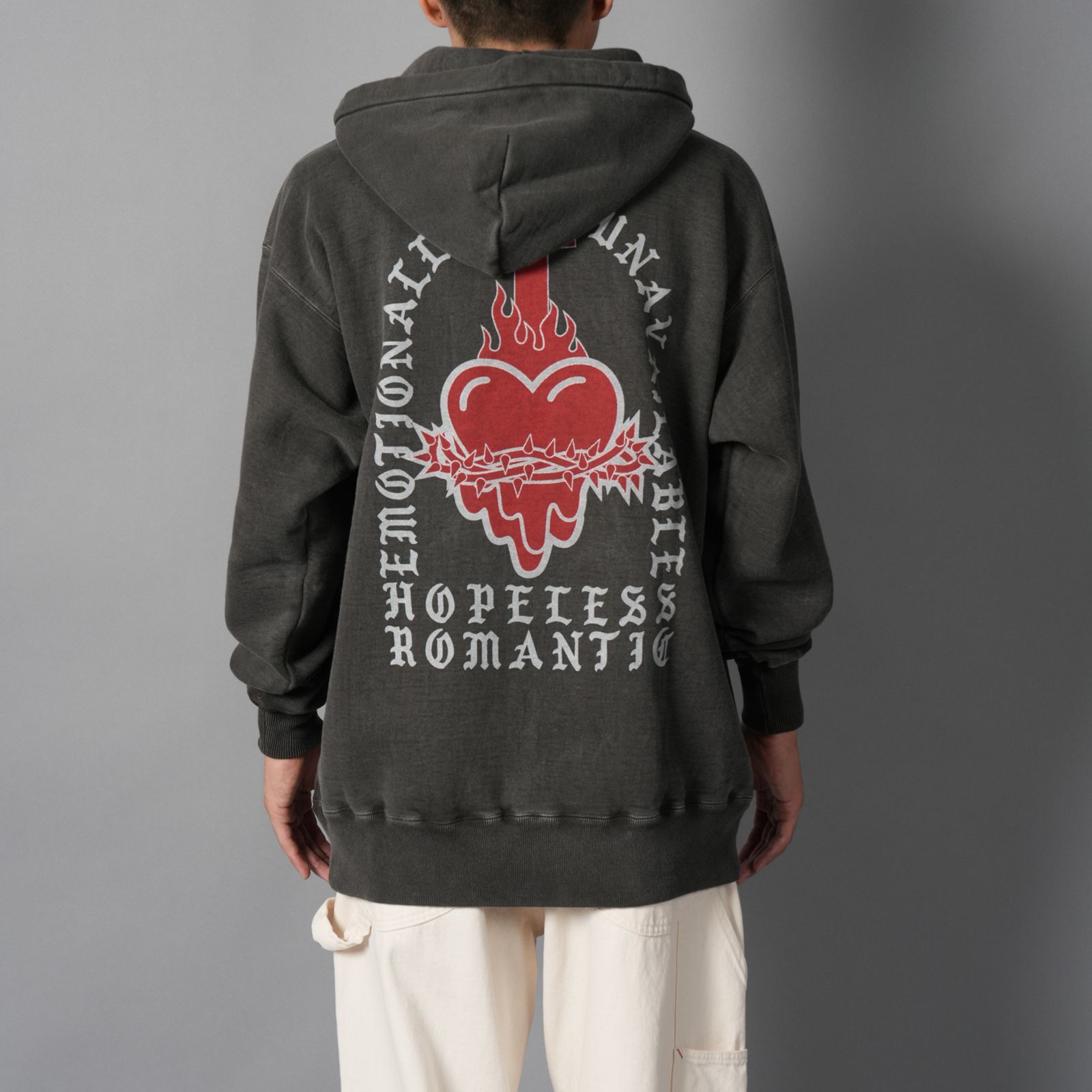 【コラボ】EU-HR1-0000-C01 / EU LOGO CL HOODIE / パーカー・プルオーバフーディー (ブラック)