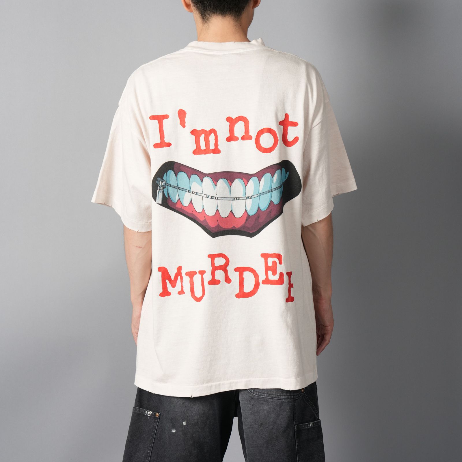 [東京喰種]  TTGM25SM001 / S/S T-Shirt  (KANEKI MASK)  / Tシャツ (ホワイト)