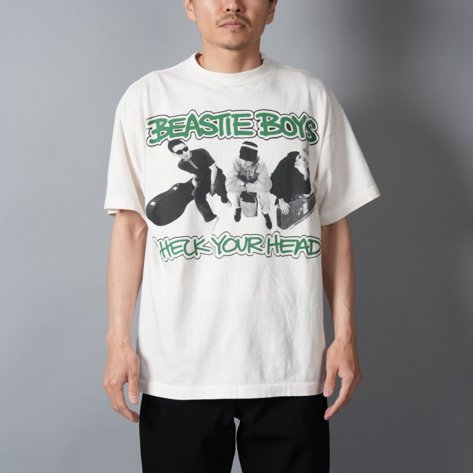 【ラスト1点】【コラボ】SM-MK8-0000-C23 / BTB_SS T-SHIRT / BEASTIEBOYS / WHT / Tシャツ (ホワイト)