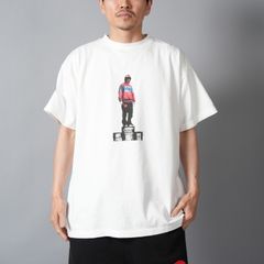 【残りわずか】【コラボ】EU-MK8-0000-C34 / EU DK STAND SS TEE / WHITE / Tシャツ (ホワイト)