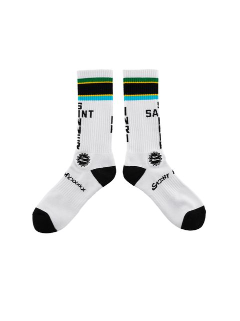 【ラスト1点】SM-YS8-0000-105 / SOCKS / TANZANIA / WHITE / ソックス (ホワイト)