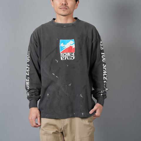 【コラボ】SM-HR8-0000-C06 / CB_LS TEE / EASY COME / BLACK / ロンT・カットソー (ブラック)