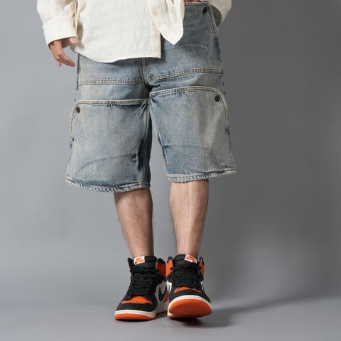 M UTILITY SHORTS / デニムショーツ (ブルー)
