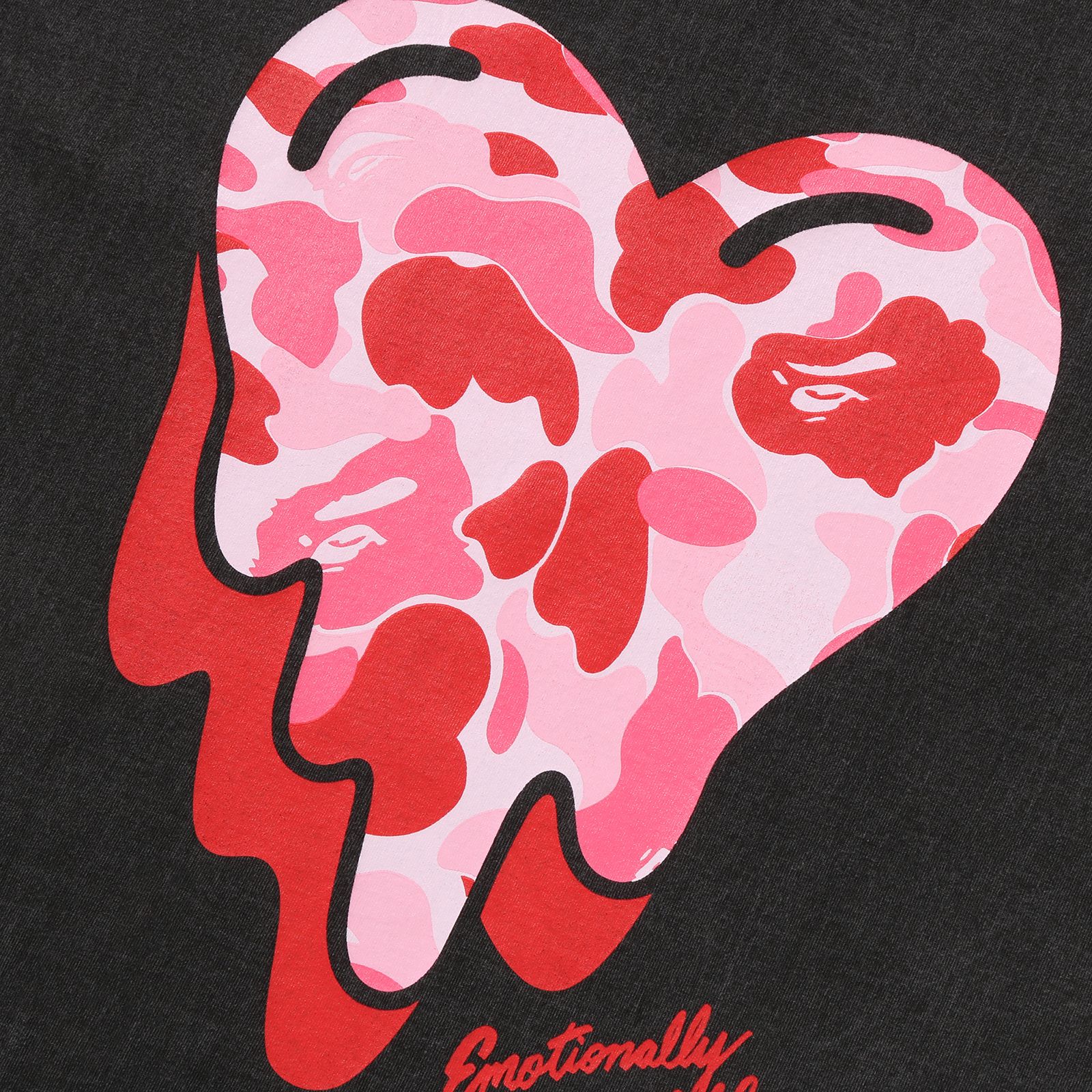 【残りわずか】【コラボ】EU-HR8-0000-C29 / EU BAPE CAMO SS TEE / BLACK / Tシャツ (ブラック)