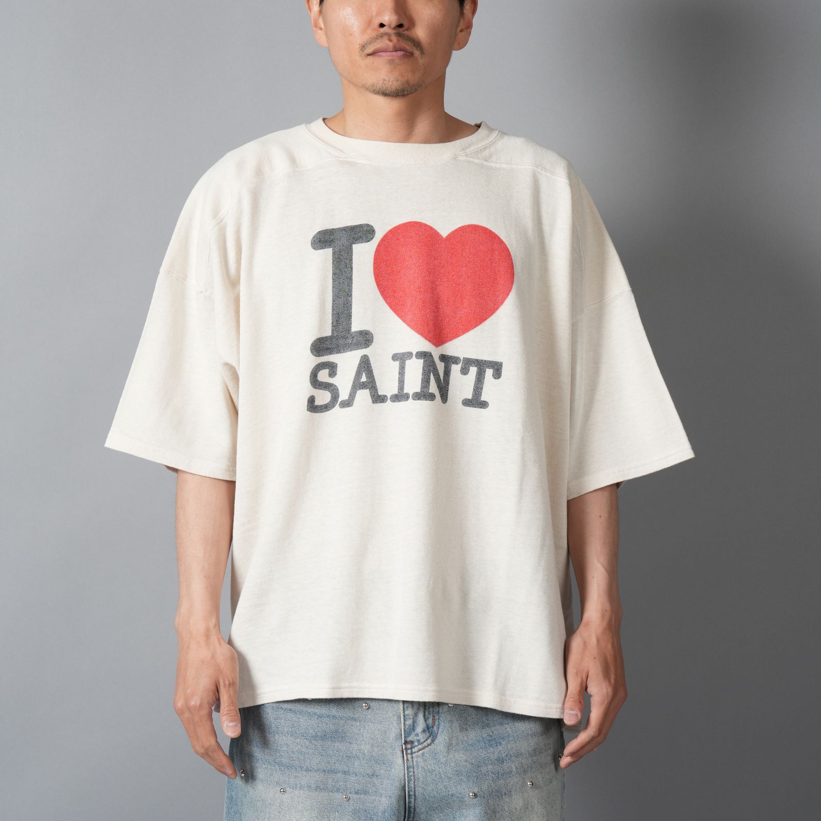 【残りわずか】SM-MK8-0000-025 / SS T-SHIRT / FOOTBALL / WHITE / フットボールTシャツ (ホワイト)
