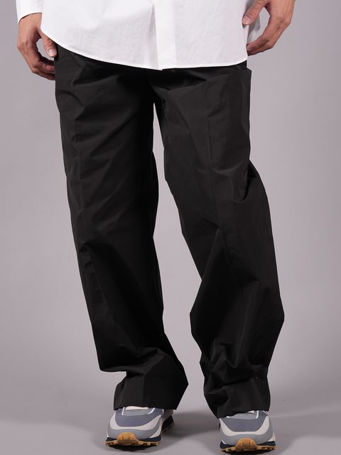 【残りわずか】【定番アイテム】 BETA 2-TUCK TROUSERS / ベータ ツータック トラウザーズ / パンツ (ブラック)