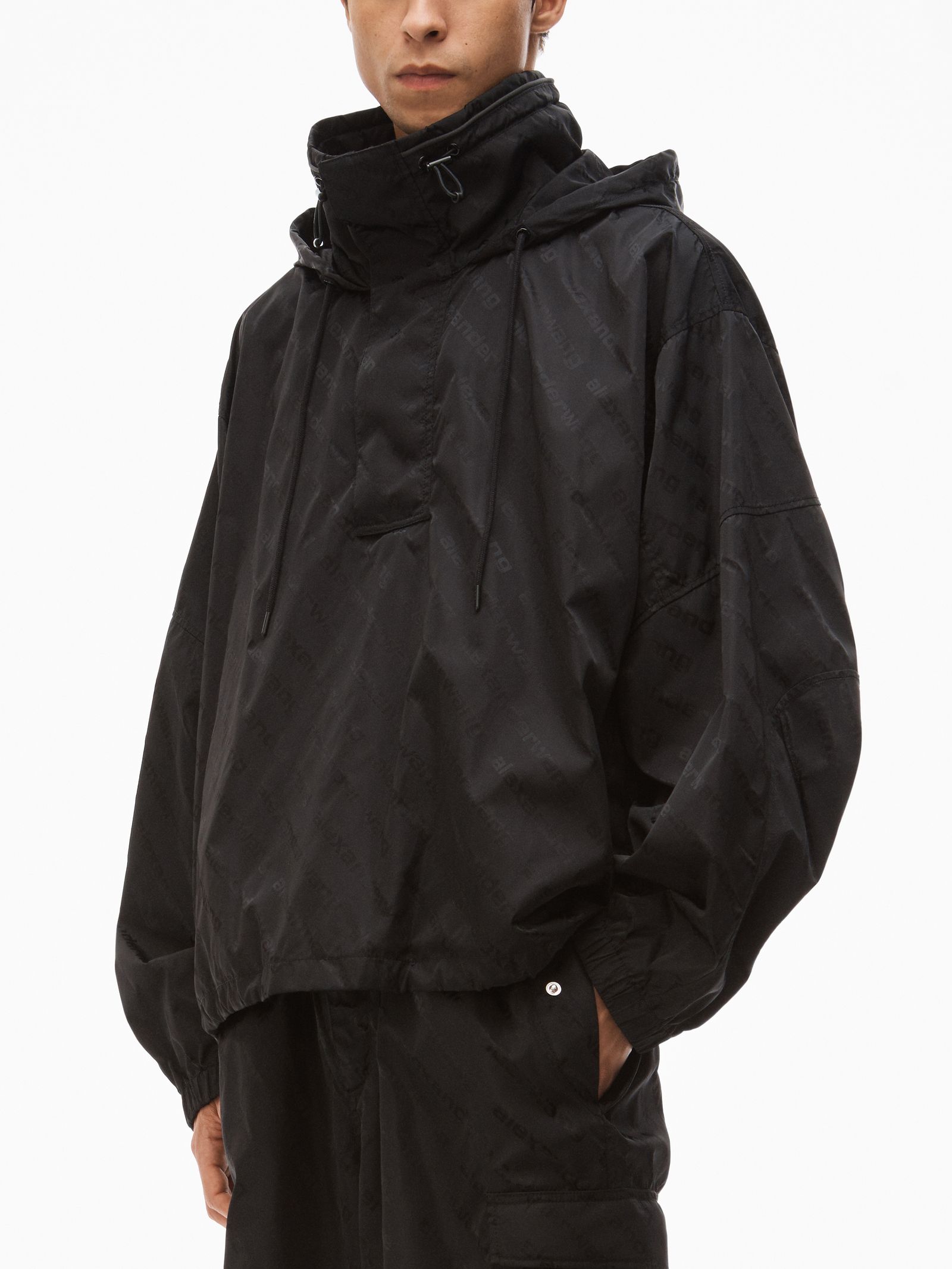 alexander wang - 【ラスト1点】 HALF ZIP TRACK JACKET IN