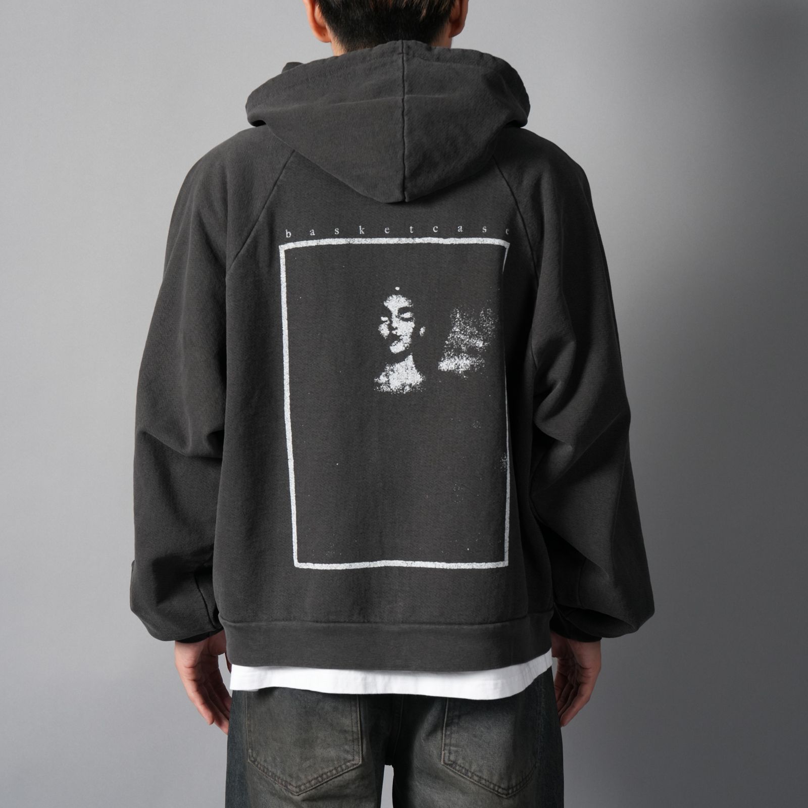 ANTENNAE, zip up / ジップアップパーカー (ヴィンテージブラック)