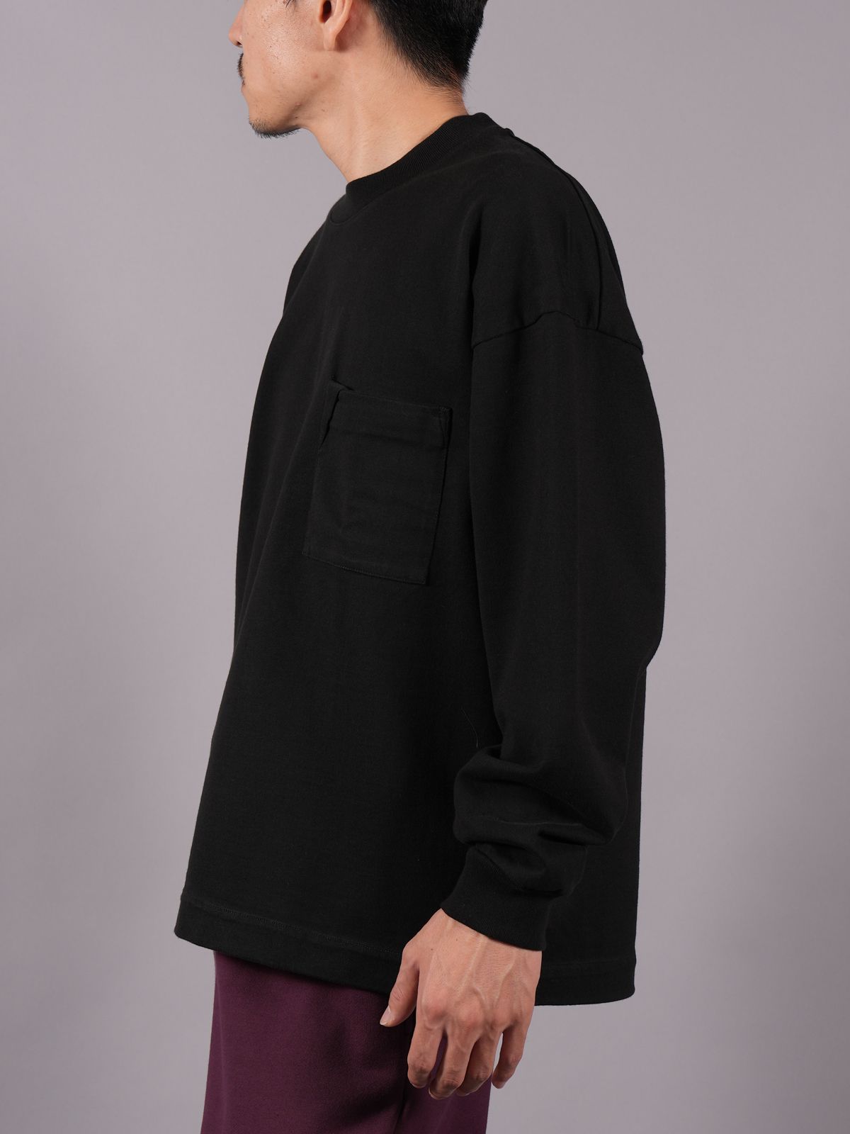 【ラスト1点】【定番アイテム】 BETA LONG SLEEVE T-SHIRT / ベータ ロングスリーブTシャツ / カットソー (ブラック)