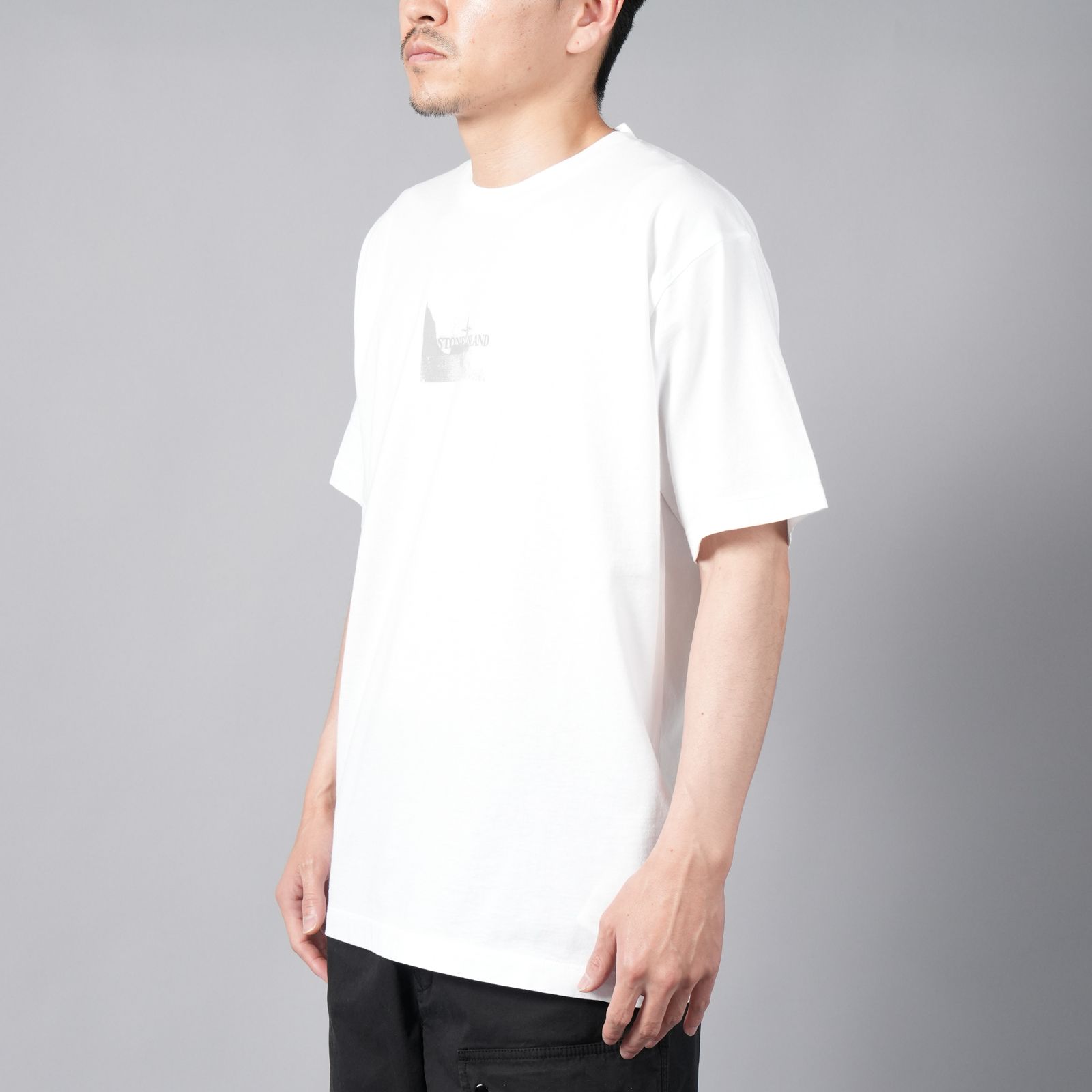 【残りわずか】2RC88 / 'REFLECTIVE TWO' PRINT / Tシャツ [ガーメントダイ] (ホワイト)
