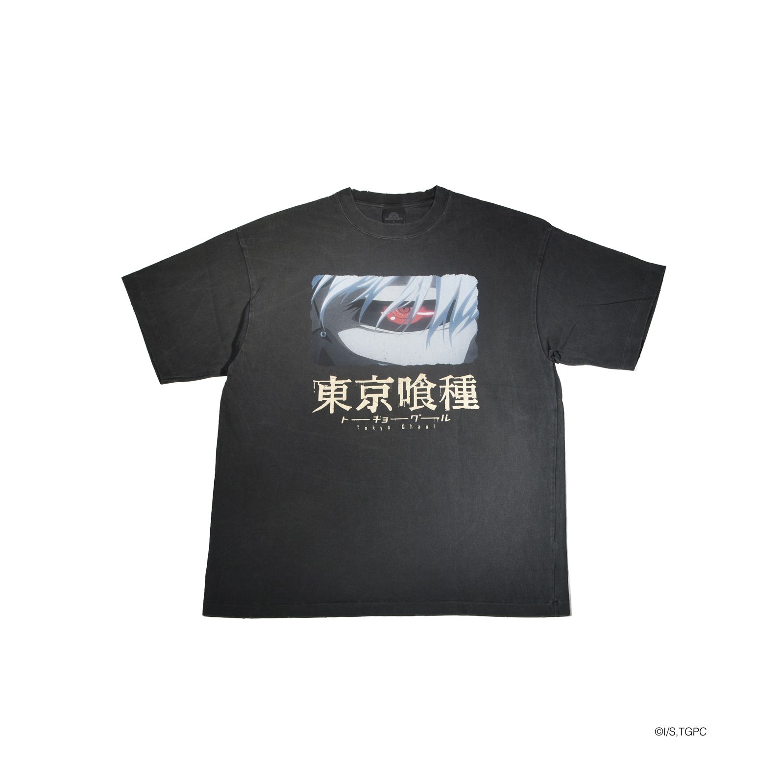 【残りわずか】[東京喰種]  TTGM25SM004 / S/S T-Shirt  (KANEKI BACK BORN)  / Tシャツ (ブラック)