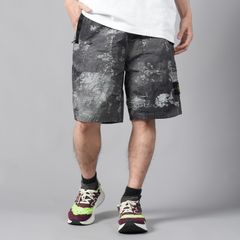 【ラスト1点】L20E1 / DISSOLVING GRID CAMOUFLAGE ON ECONYL REGENERATED NYLON / SWIM SHORTS  / ナイロンハーフパンツ [水陸両用] (グレー)