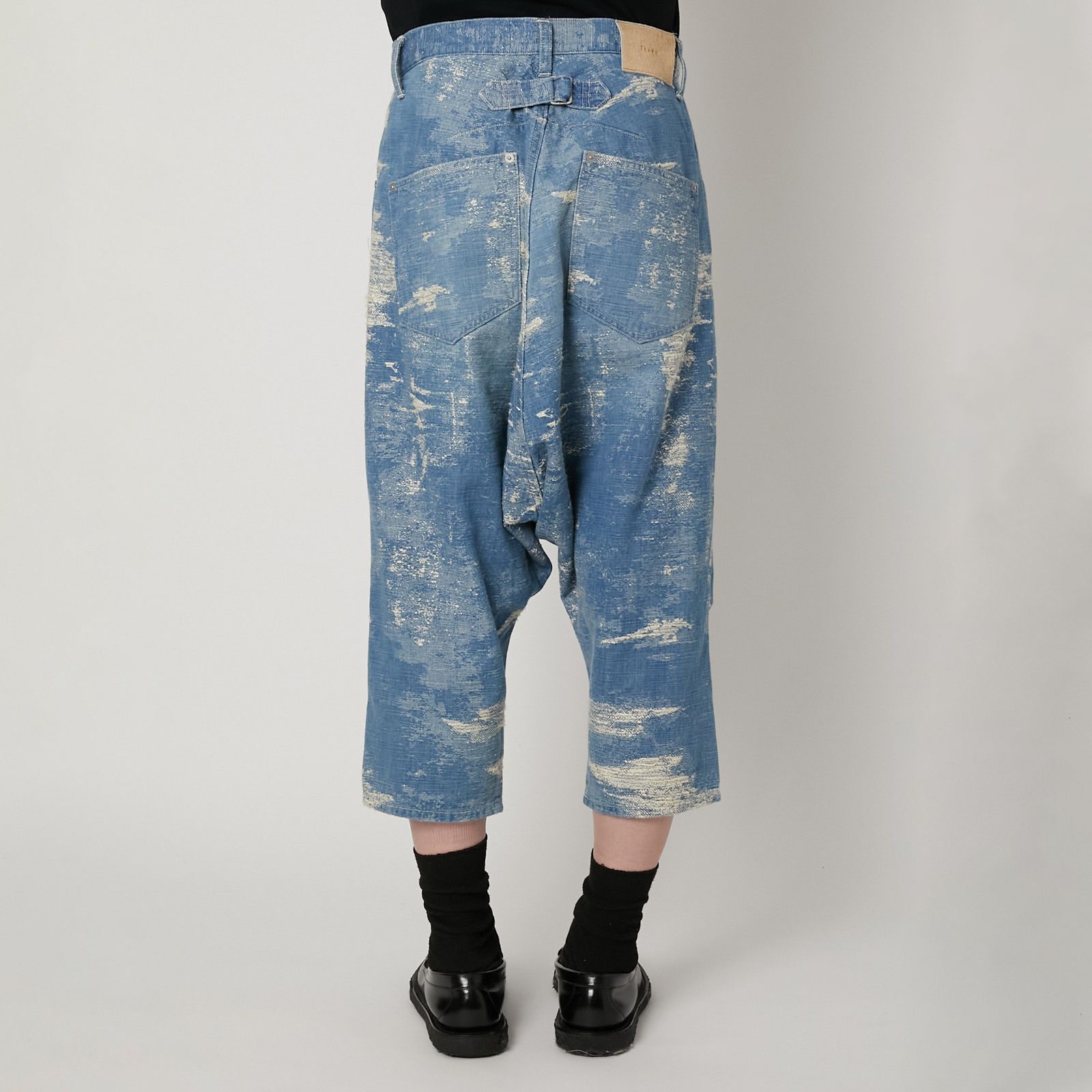 [予約商品] Sarouel Pants / サルエルパンツ (インディゴブリーチ)