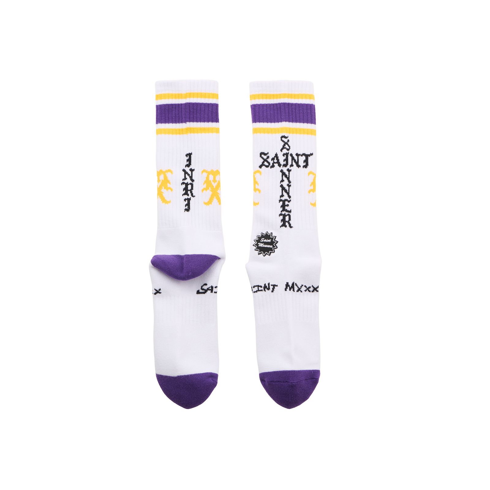 SM-HR1-0000-110 / SOCKS / SINNER / WHITE+PURPLE / ソックス(ホワイト/パープル)