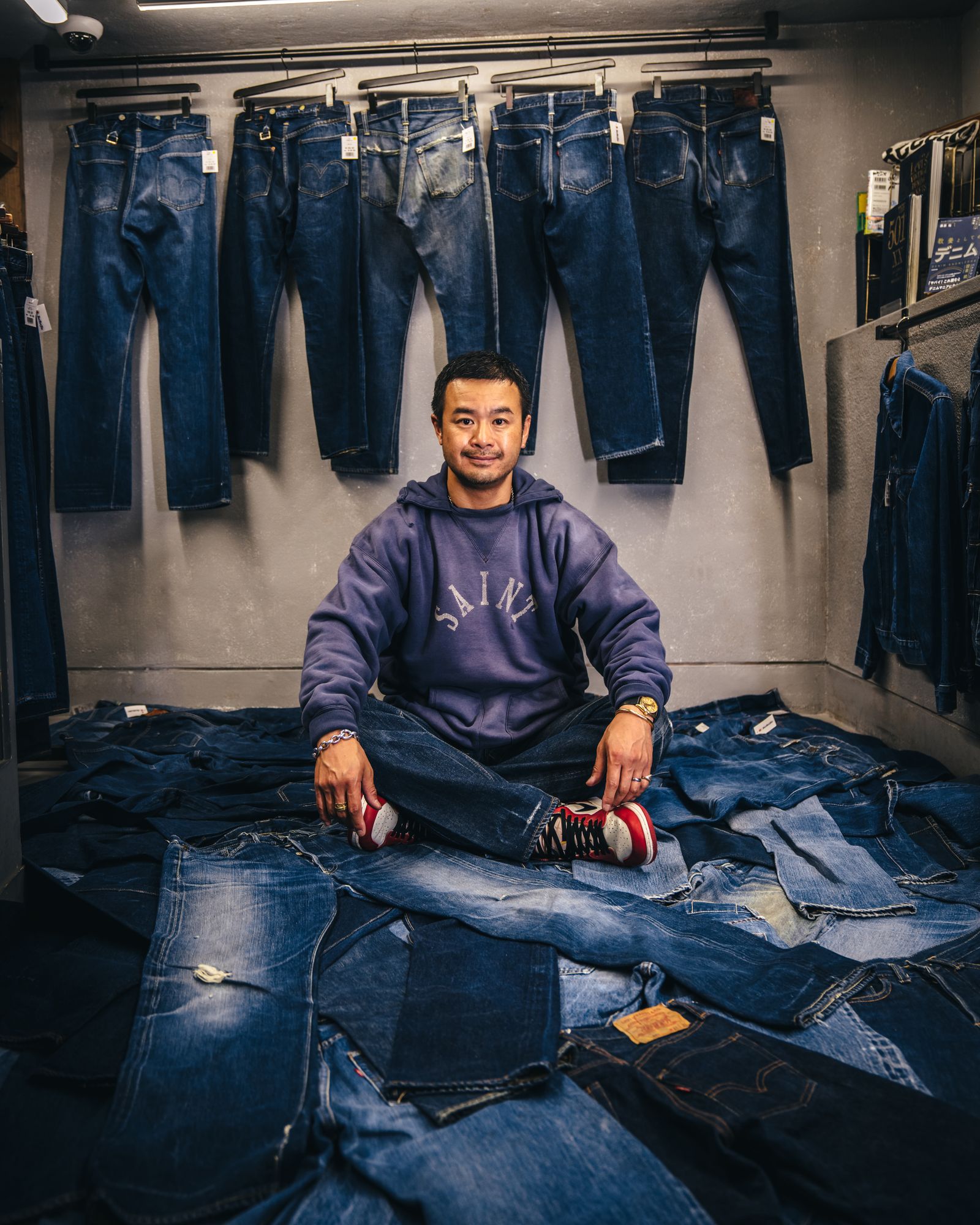 【限定】SM-A23-0000-C15 / BerBerjin_HOODIE_M13 / プルオーバフーディー  (ネイビー)