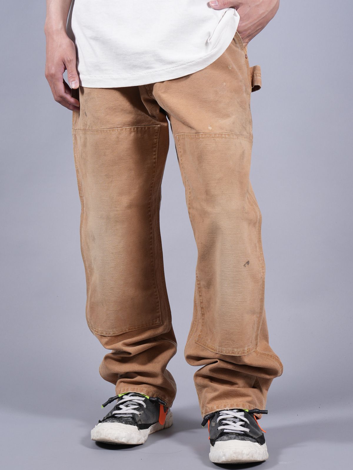 SAINT M×××××× - SM-S23-0000-061 / PANTS / DOUBLE KNEE / BEIGE 