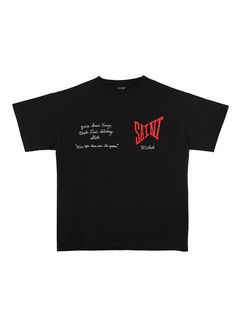SM-S21-0000-007/SS TEE _logo emb / ロゴ Tシャツ  (ブラック)
