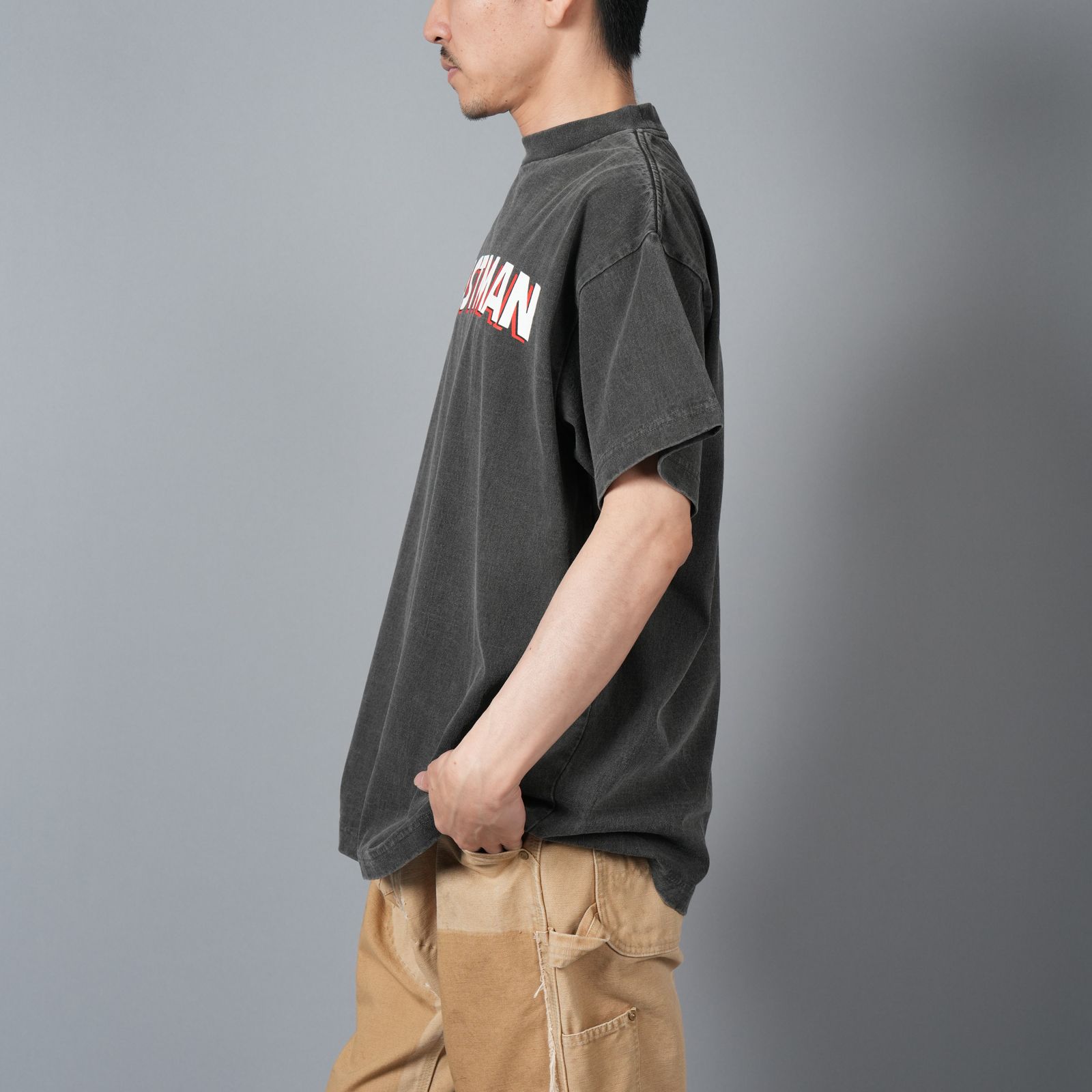 【残りわずか】PRINTED TEE SHIRTS "COMIC" / プリントTシャツ コミック / Tシャツ (ブラック)