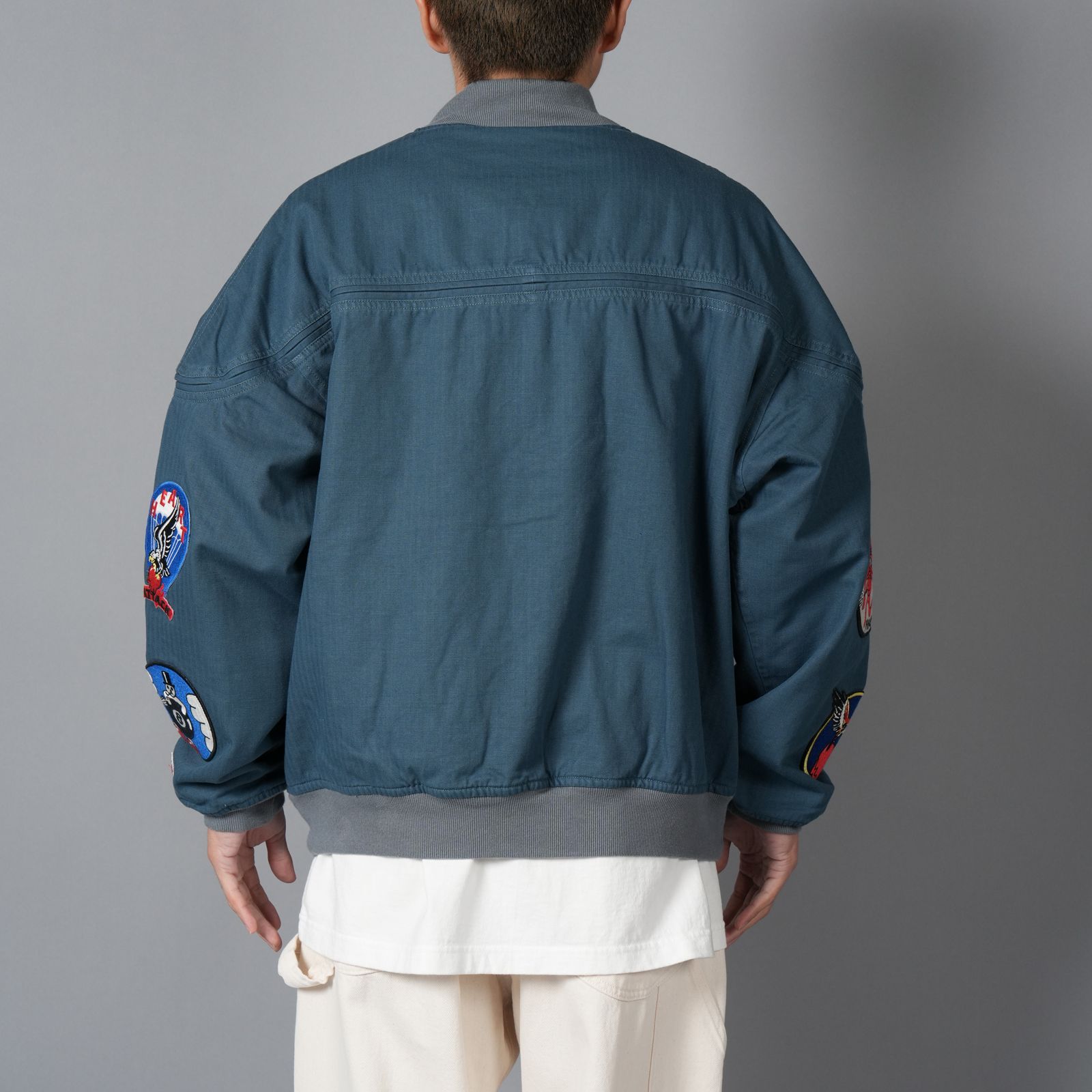 【ラスト1点】EU PATCH JACKET / パッチジャケット (ブルーグレー)