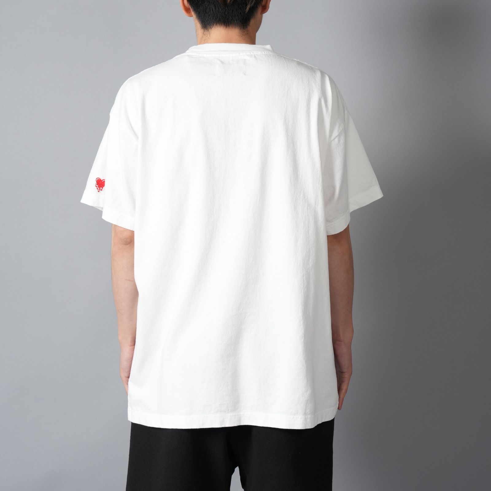 【残りわずか】【コラボ】EU-MK8-0000-C31 / EU DK MASK SS TEE / WHITE / Tシャツ (ホワイト)