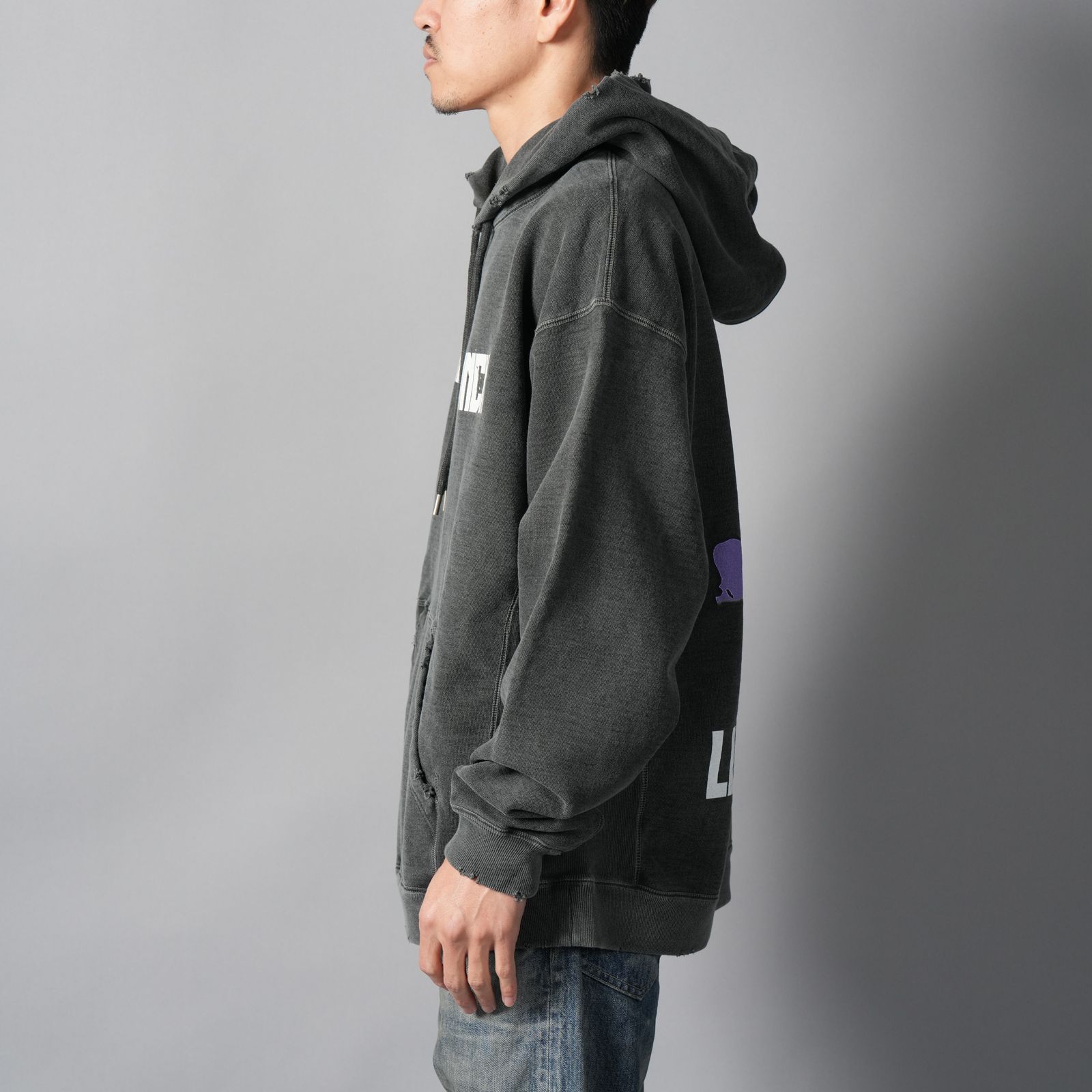 [LUPIN THE IIIRD]  Hoodie  (MAMO)  / パーカー・フーディー (ブラック)