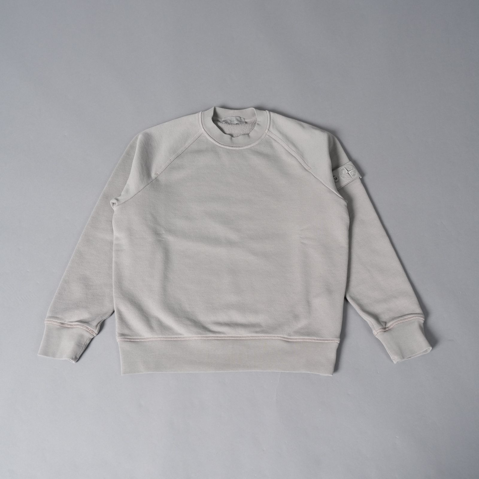 6100028 / HEAVY ORGANIC COTTON FLEECE_S.I. GHOST / クールネックスウェット・トレーナー (ダスト)