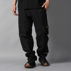 3100015 ORGANIC COTTON RIPSTOP / コットンリップストップ カーゴパンツ  (ブラック)