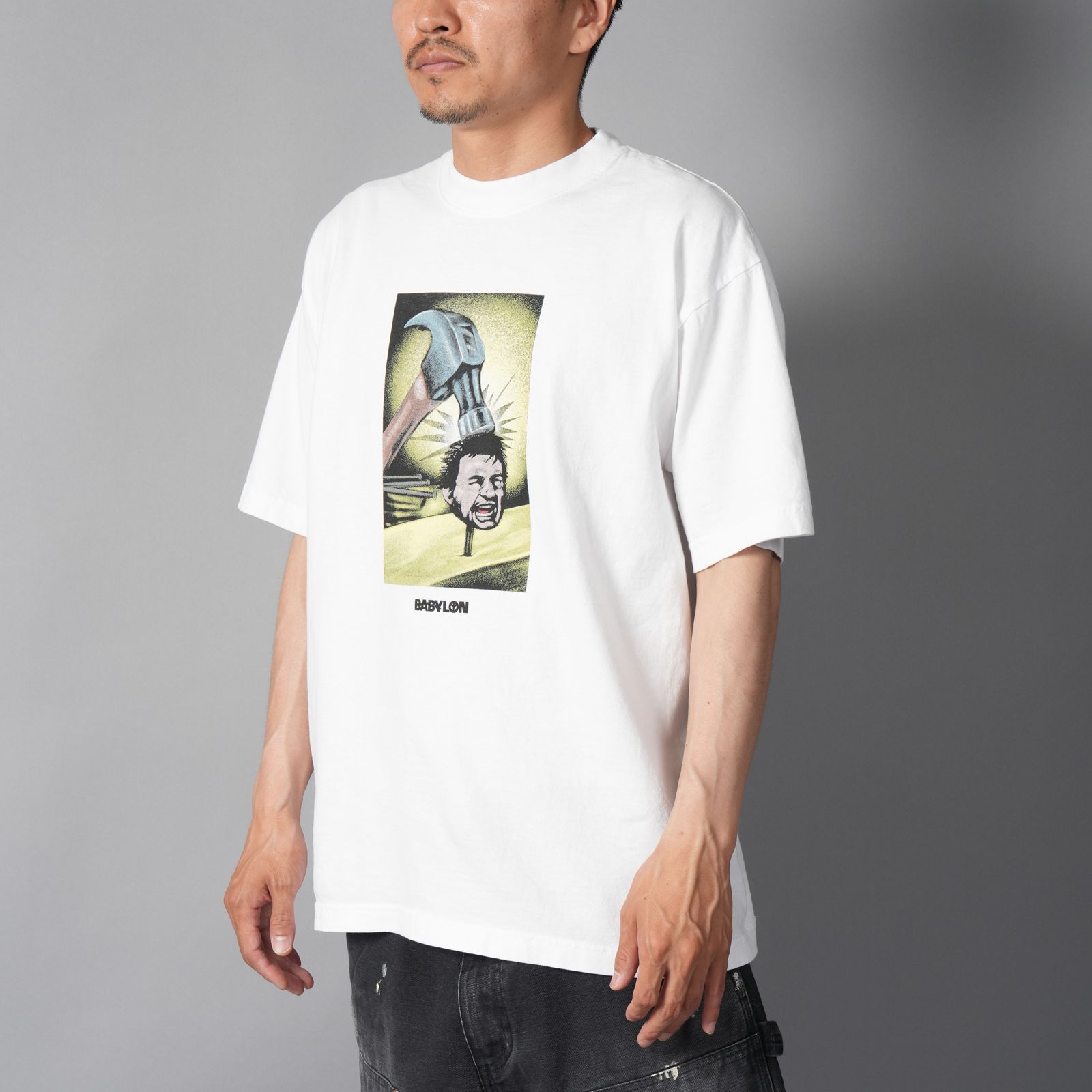 BB HAMMERHEAR TEE / Tシャツ  (ピュアホワイト)