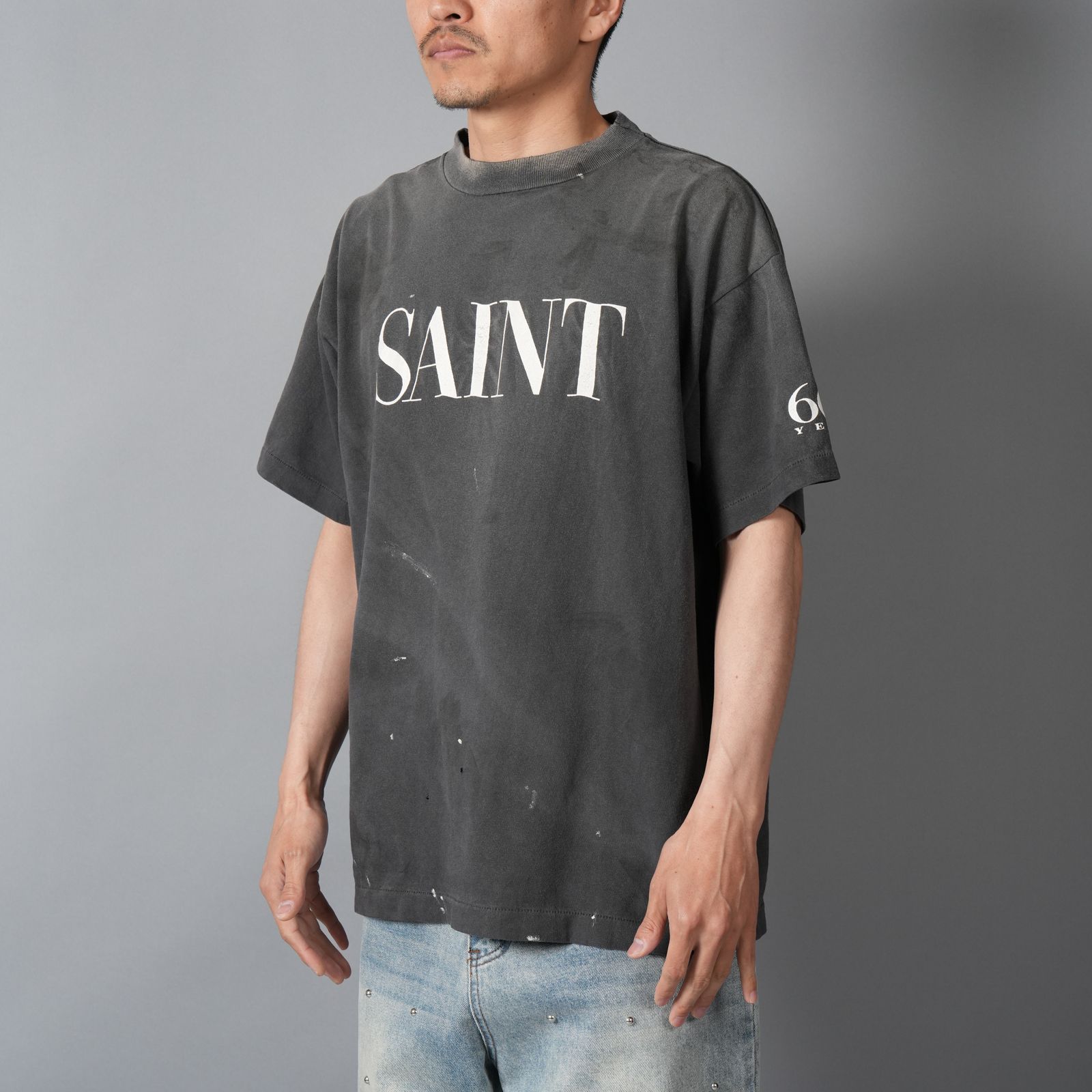 【残りわずか】SM-MK8-0000-006 / SS T-SHIRT / SAINT 666 / BLACK / Tシャツ (ブラック)