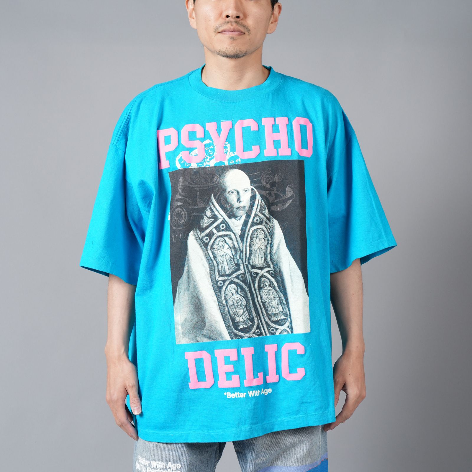 Psychodelic Tee / サイデリック Tシャツ [XLサイズ] (ブルー)