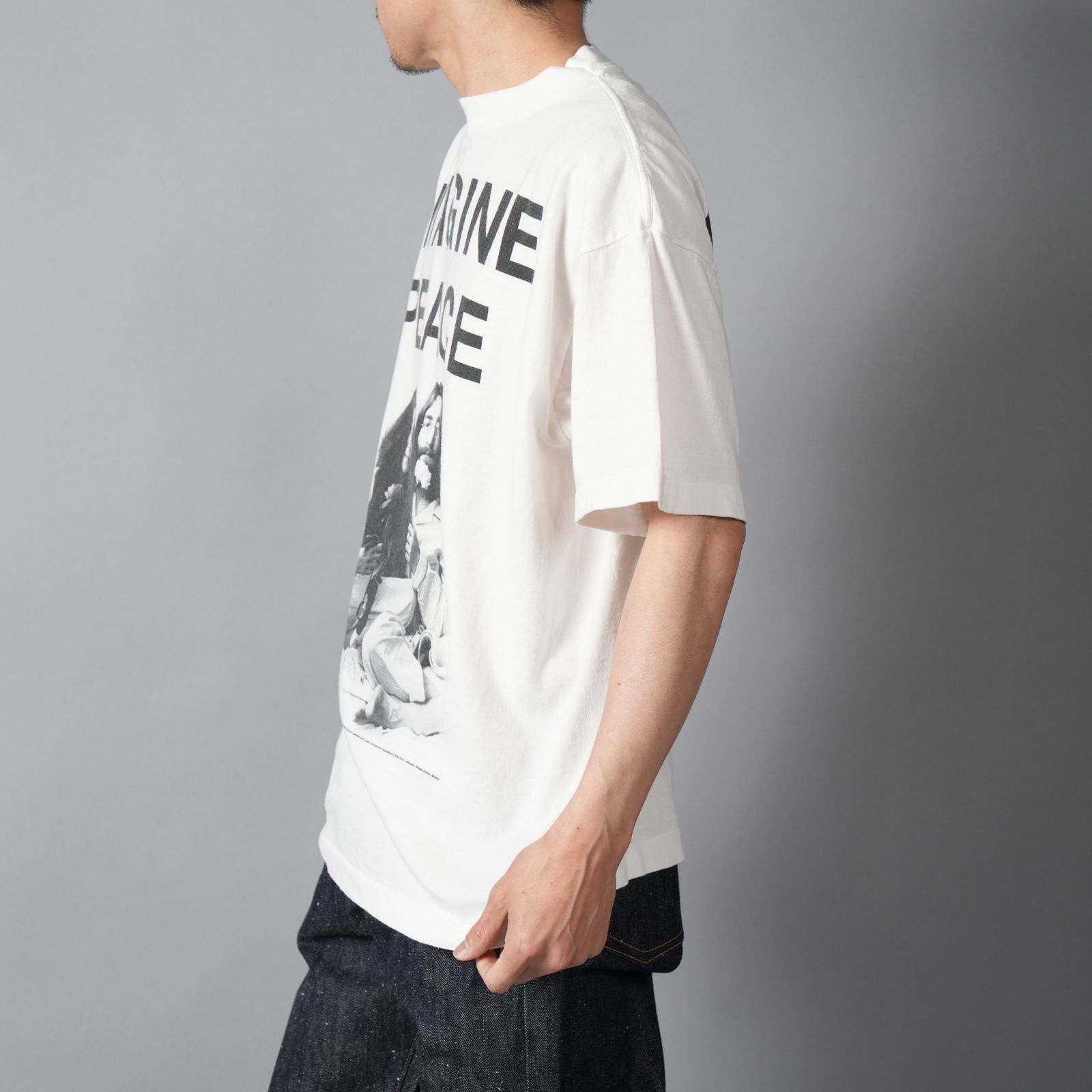 【ラスト1点】【コラボ】SM-MK8-0000-C27 / JL_SS T-SHIRT / IMAGINE PEACE / WHITE / Tシャツ(ホワイト)