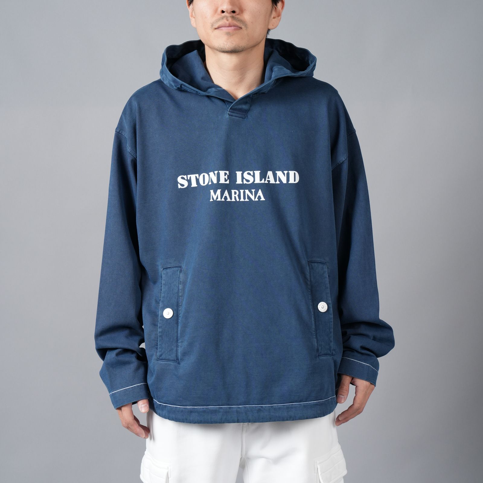 10,780円stone island marina フーデッドシャツパーカー