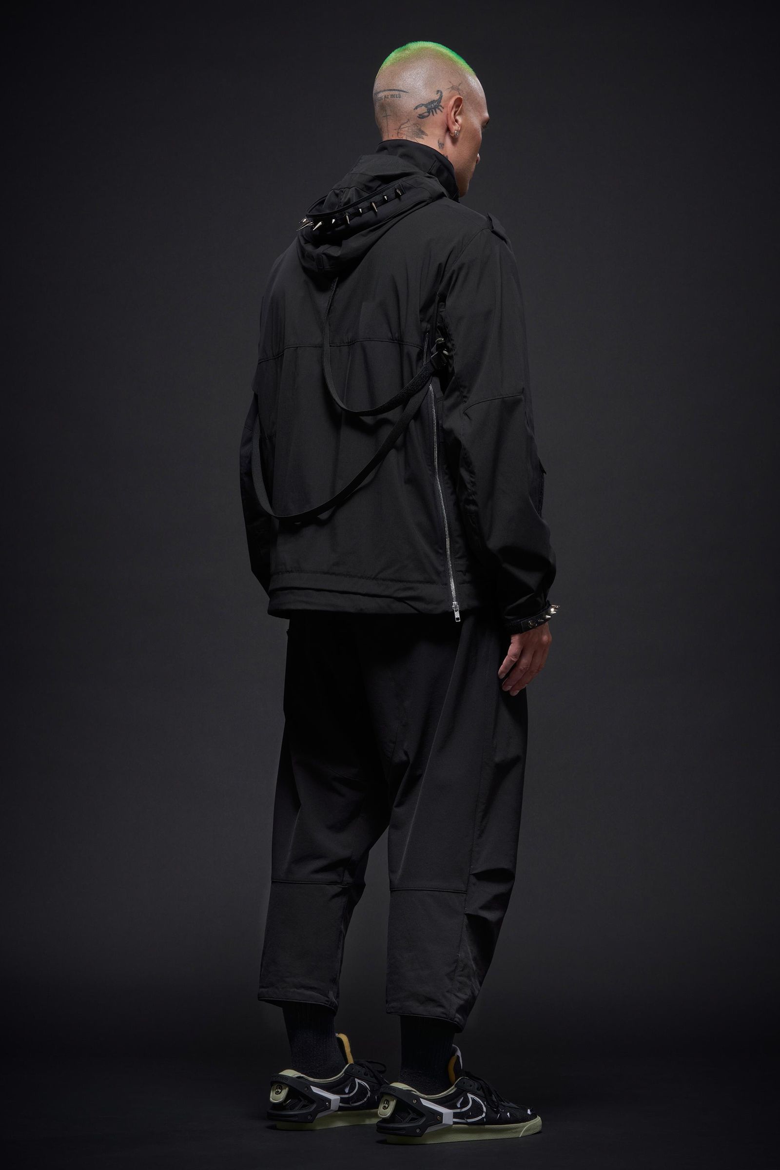 【ラスト1点】J1WB-E / Encapsulated Nylon Interops Jacket Gen. 1 / エンキャプスレイテッド ナイロン インターロプス ジャケット  [ワイドフィット] (ブラック)