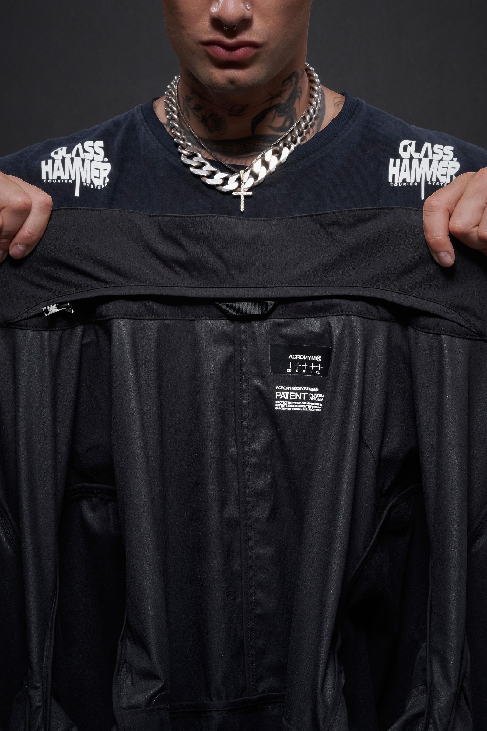 【ラスト1点】J1WB-E / Encapsulated Nylon Interops Jacket Gen. 1 / エンキャプスレイテッド ナイロン インターロプス ジャケット  [ワイドフィット] (ブラック)