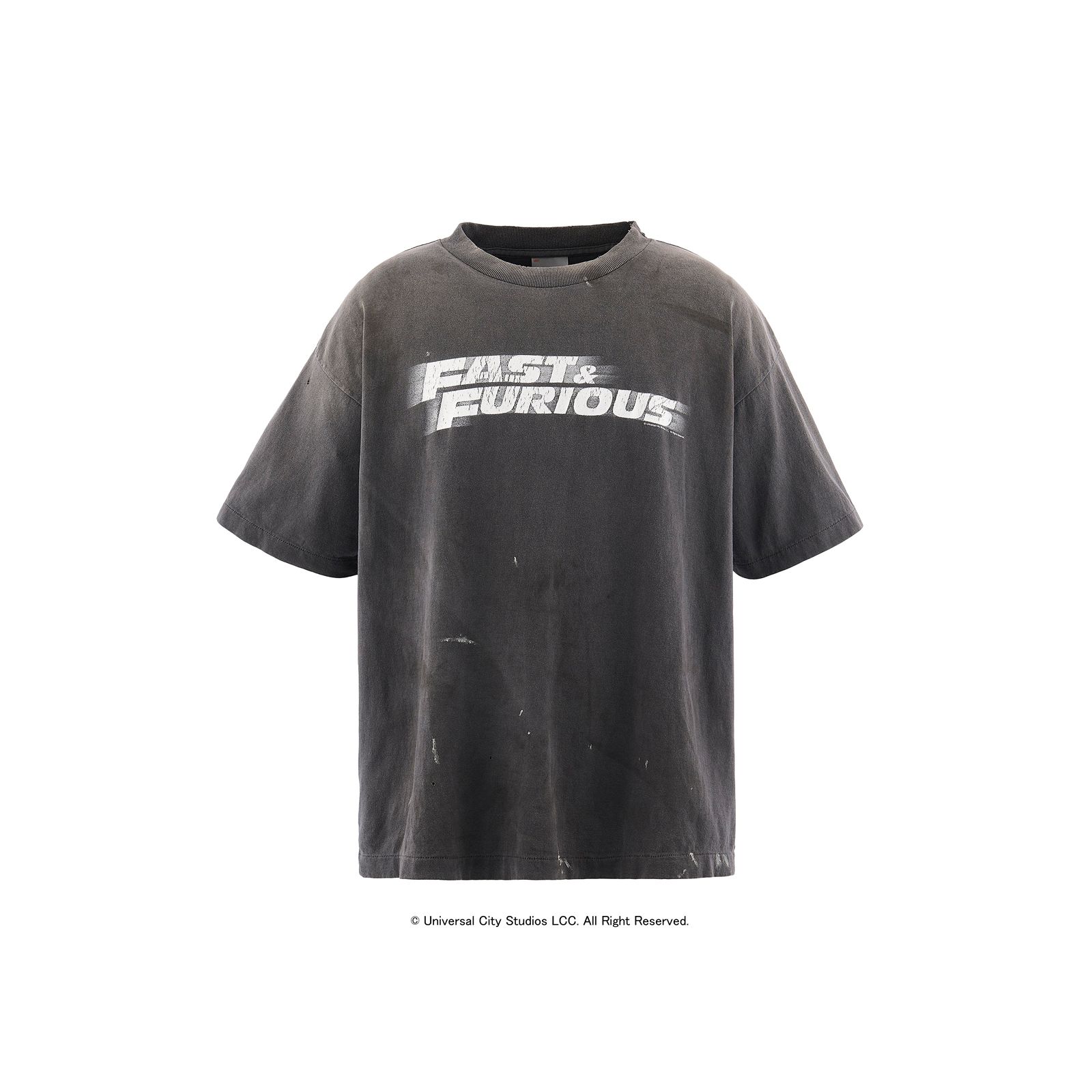 【コラボ】SM-MK8-0000-C06 / FF_SS T-SHIRT / FAST FURIOUS / BLK / Tシャツ  (ブラック)
