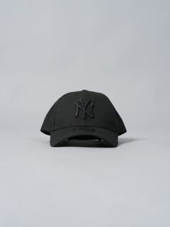 【ラスト1点】【限定】 9 FORTY Yankees Heart Embroidery Cap / ベスボールキャップ (ブラック/ブラック)