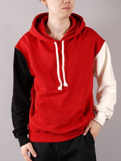 ラスト1点 / INSIDE-OUT SLEEVE HOODIE / インサイドアウト スリーブ フーディー (レッド)