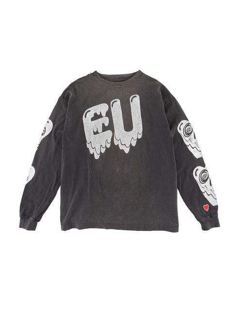 ラスト1点 / EU-A21-0000-055/EU STM LS T / イーユー セントマイケル ロングスリーブ Tシャツ (ブラック)