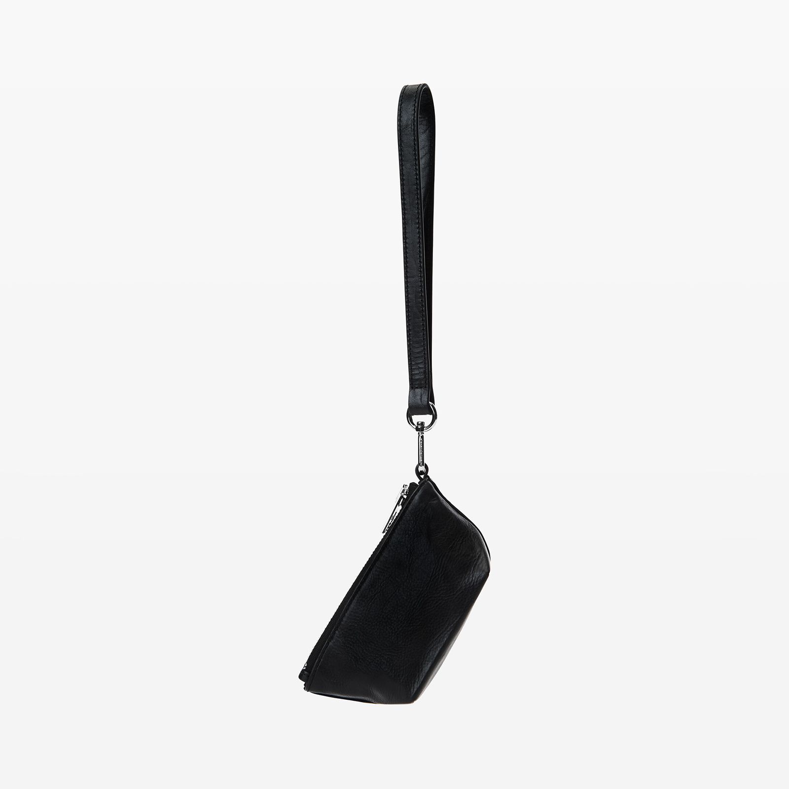 【ラスト1点】PUNCH COIN PURSE KEY CHAIN / クラックルパテントレザー コインパース  (ブラック)