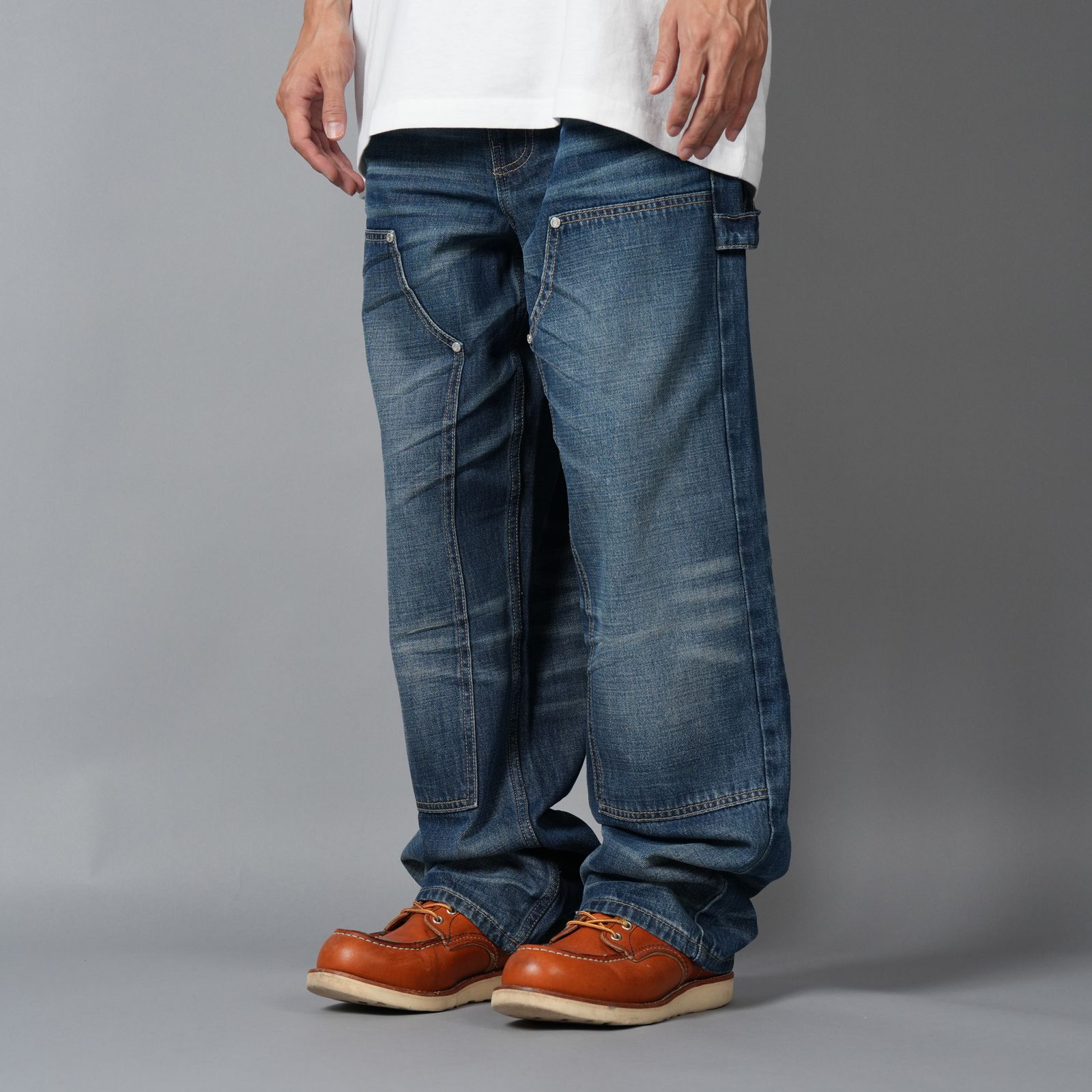 DOUBLE KNEE PANT / ダブルニーパンツ  (ワーカーズブルー)