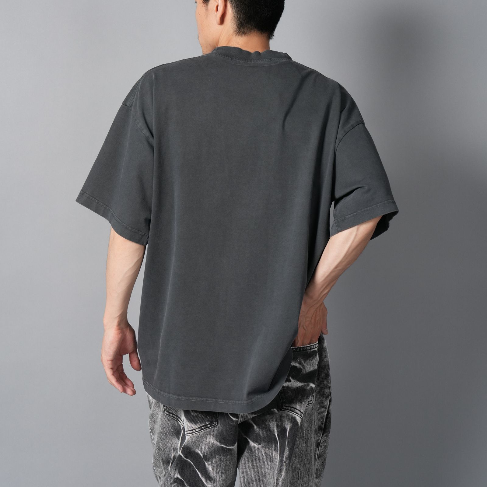 alexander wang - SHORT SLEEVE T-SHIRT / ブラック コットン