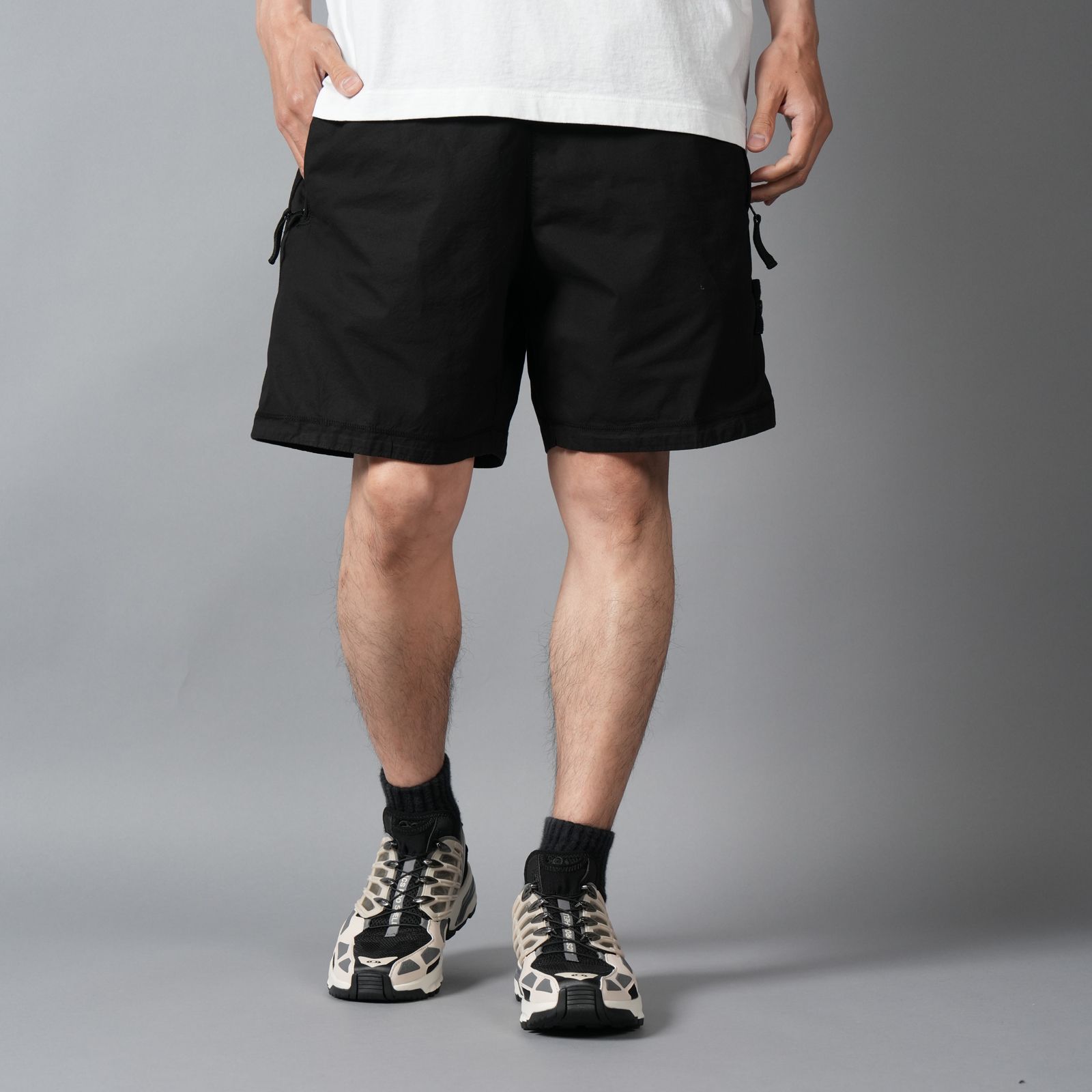 L100019 / CARGO SHORTS / カーゴショーツ (ブラック)