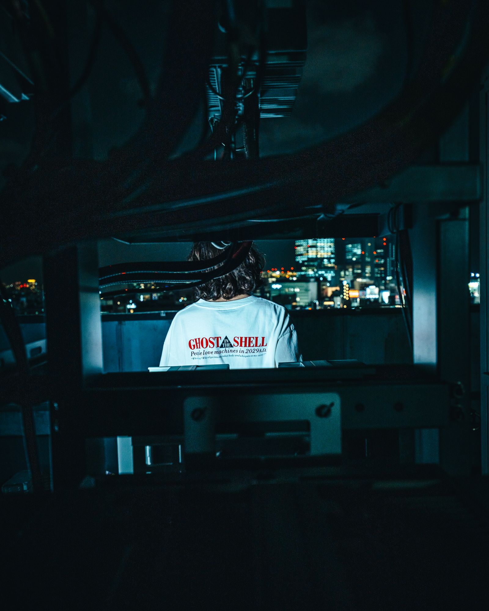 【ラスト1点】【9/28日 (土) 10時販売スタート!!】【限定】SM-YS1-0000-C32 / GS_SS TEE / GITS / WHITE / Tシャツ (ホワイト)