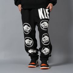 【残りわずか】SM-HR1-0000-C07 / KLF_SWEAT PANTS / KLF / BLACK / スウェットパンツ (ブラック)
