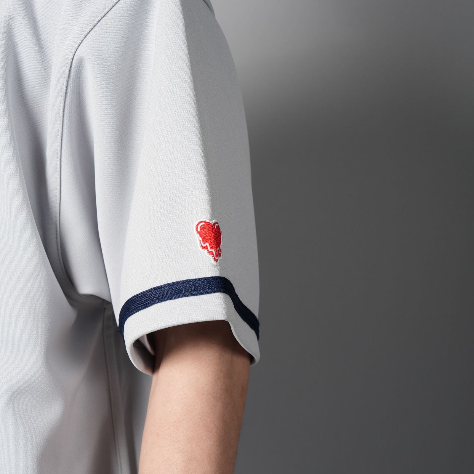 【コラボ】EU-HR8-0000-C02 / EU BASEBALL JERSEY / ベースボールジャージ (グレー)