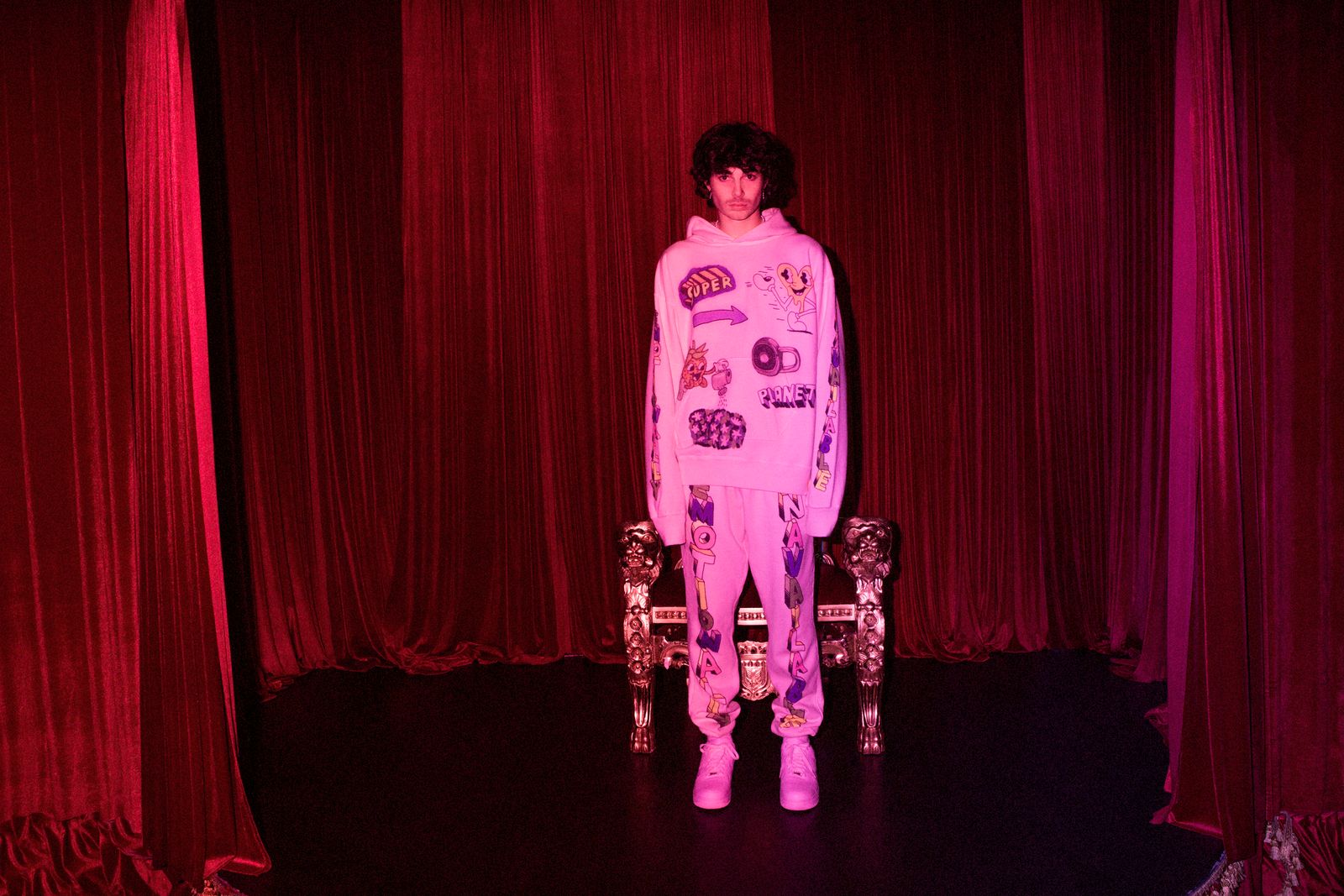 ラスト1点 / EU-A21-0000-009 / SUPER HOODIE / スーパーフーディー  (ホワイト)