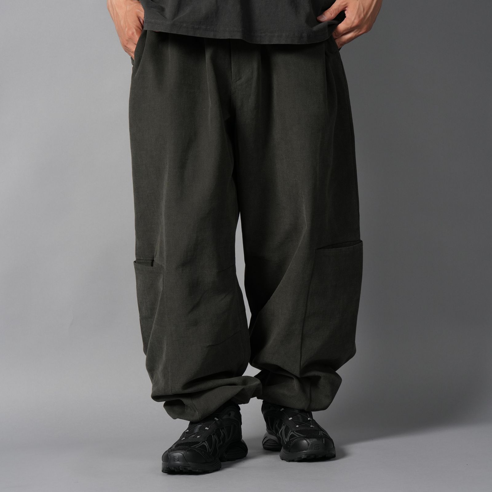 SAGYO PANT  / ワイドパンツ (タイム)