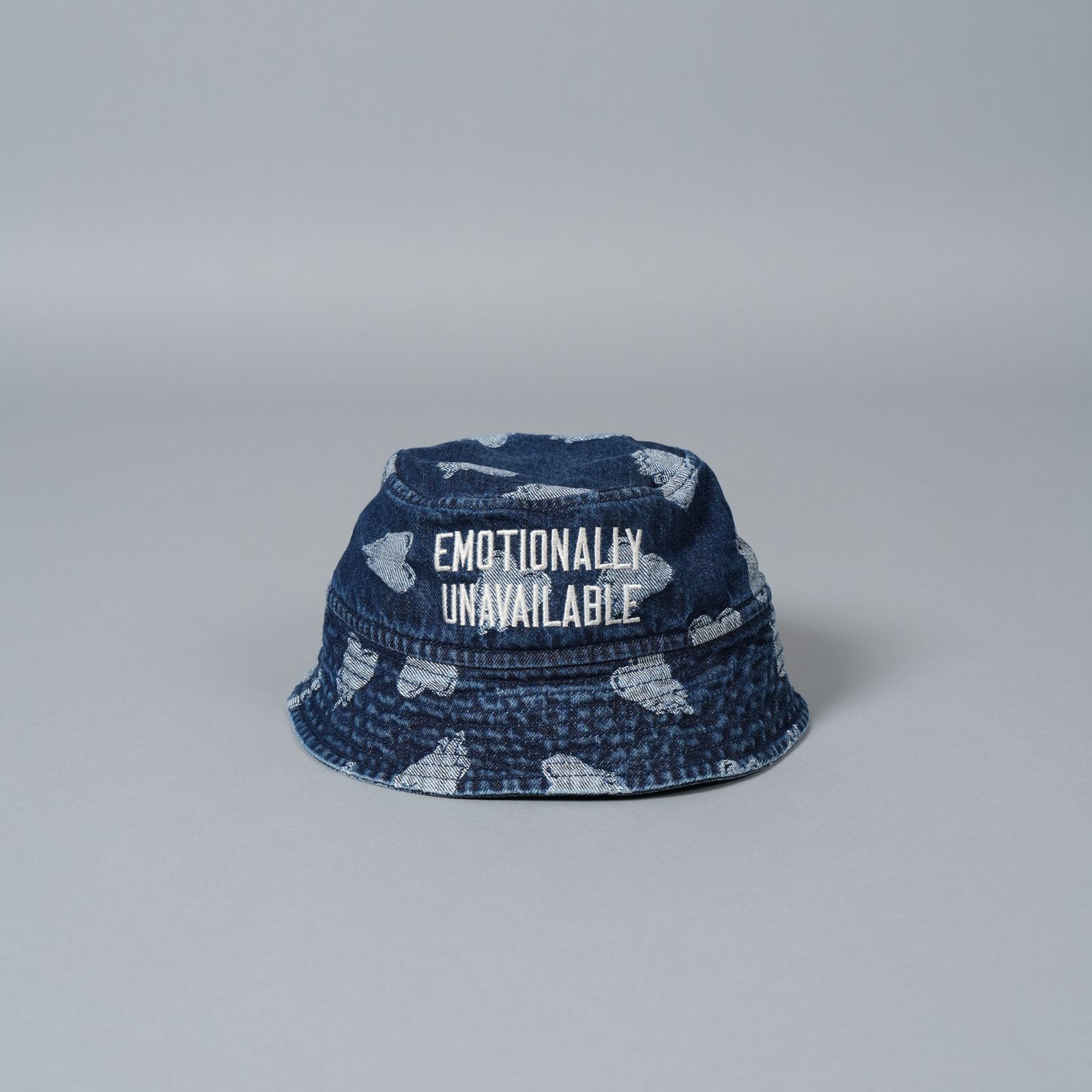 EU-HR8-0000-005 / EU LOGO BUCKET HAT / BLUE / ロゴ バケットハット (ブルー)