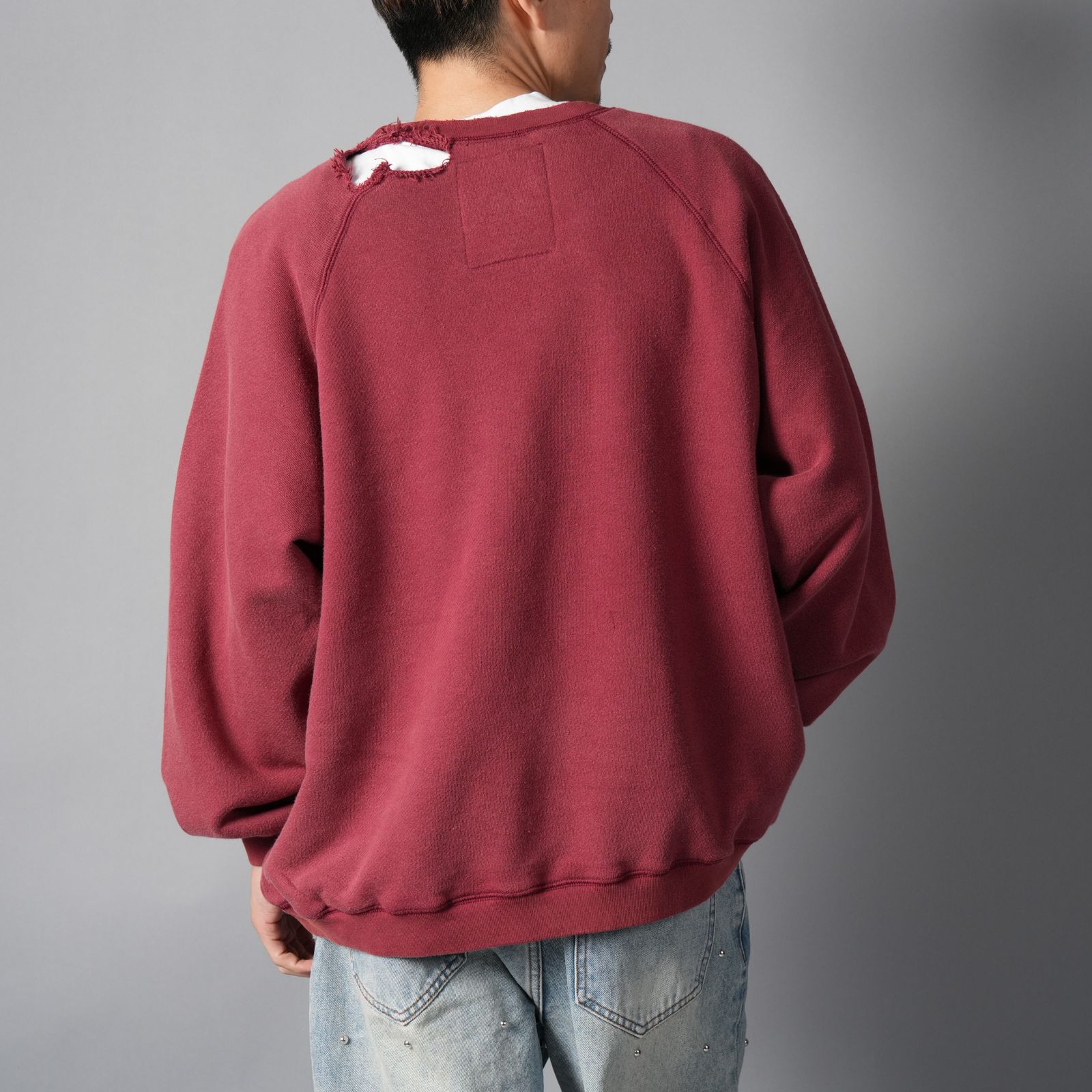【残りわずか】MIRACLE, crewneck / クルーネックスウェット ・ トレーナー (レッド)